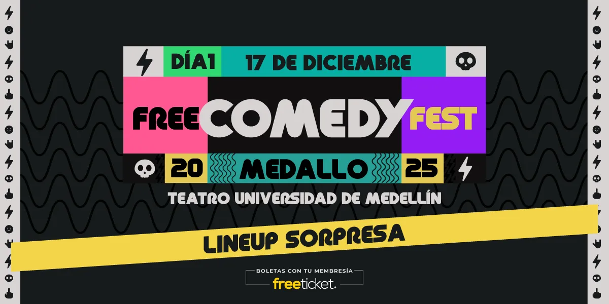 FREE COMEDY FEST MEDELLIN 2025