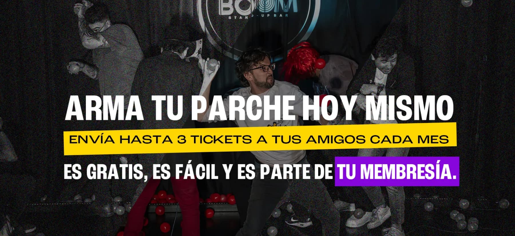 Comparte tus tickets