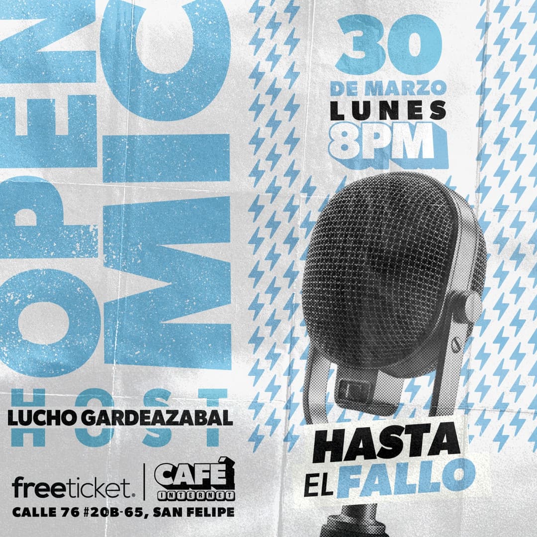 OPEN MIC HASTA EL FALLO
