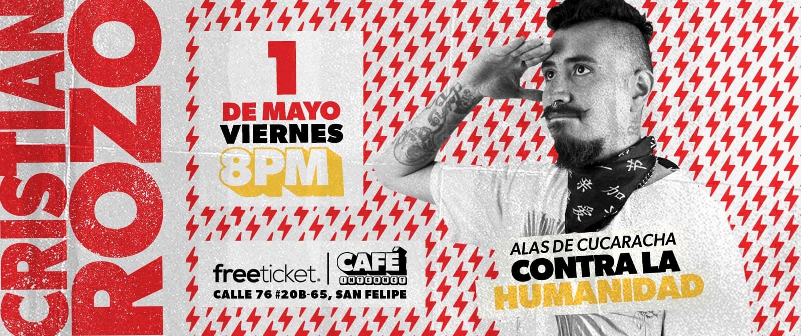 ALAS DE CUCARACHA CONTRA LA HUMANIDAD