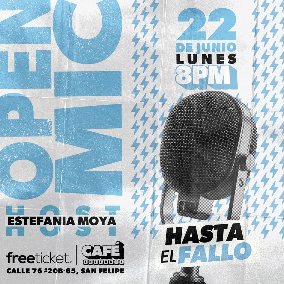 OPEN MIC HASTA EL FALLO