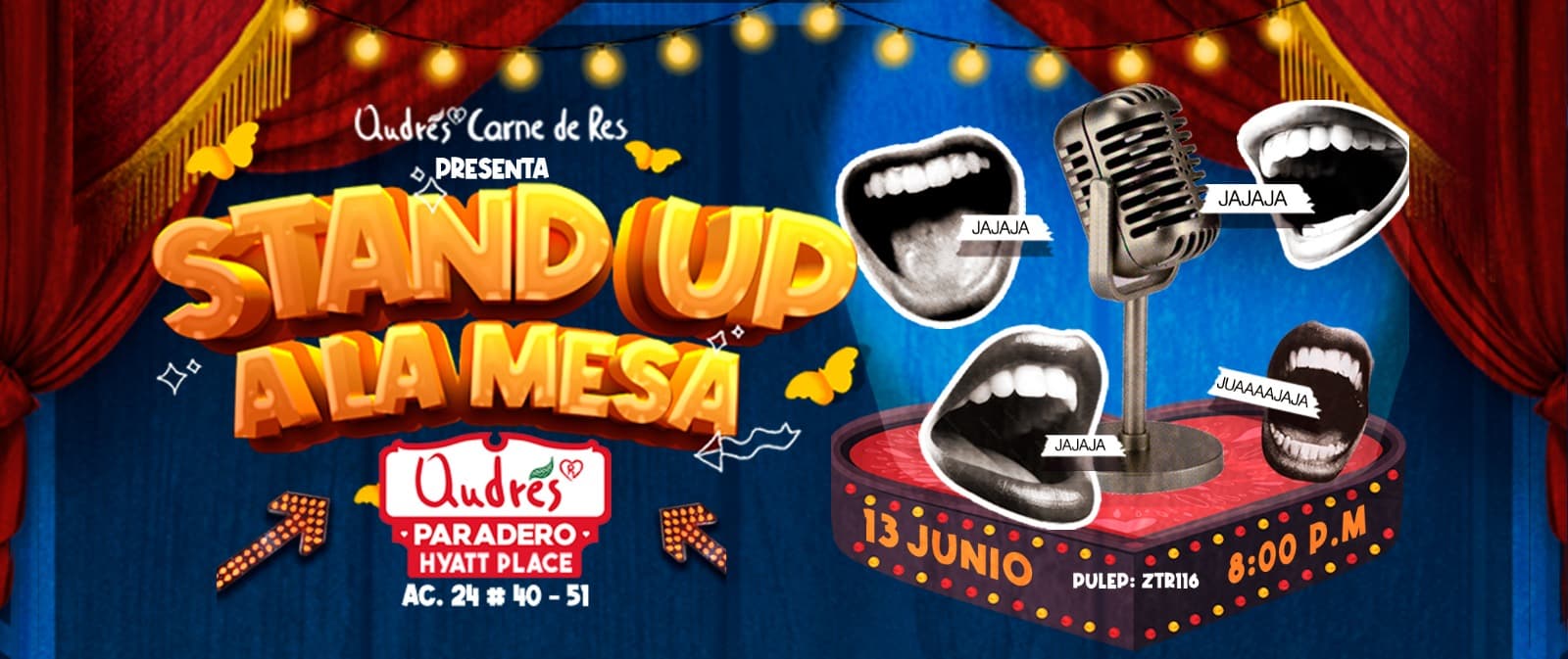STAND UP A LA MESA