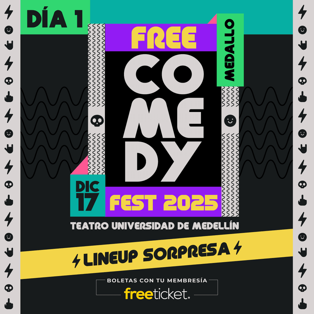 Free Comedy Fest Medallo - Día 1 Gran Apertura