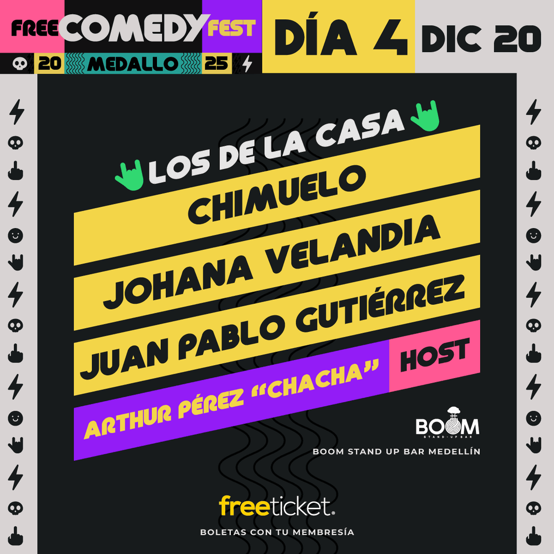 Free Comedy Fest Medallo - Día 4